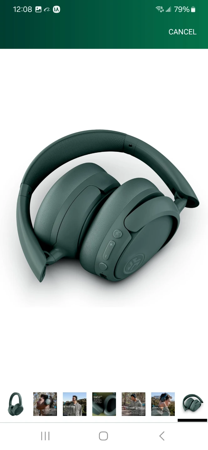 JLab Studio Pro ANC Wireless Headphones - Green - photo 2