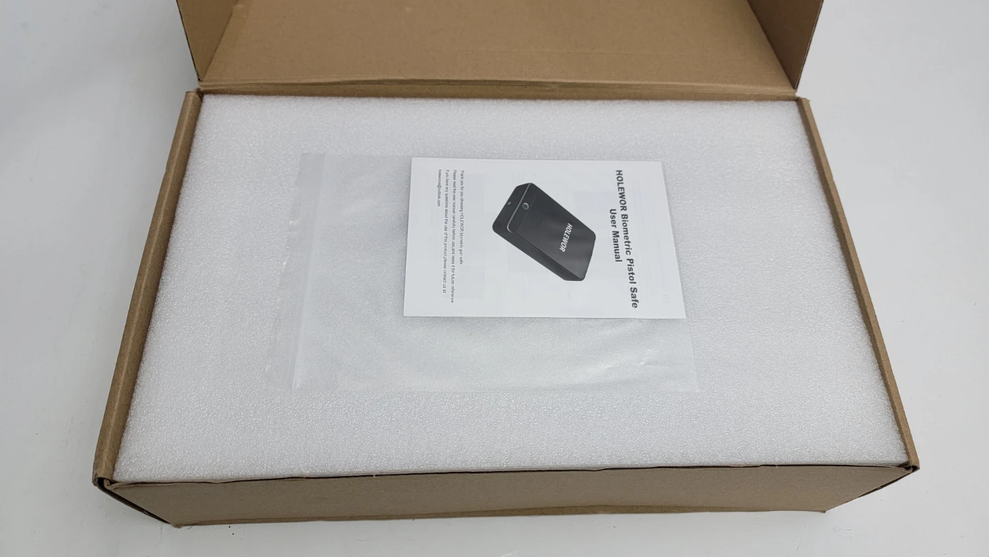 Holewar Biometric Safe, Portable Fingerprint Lock Box - photo 4