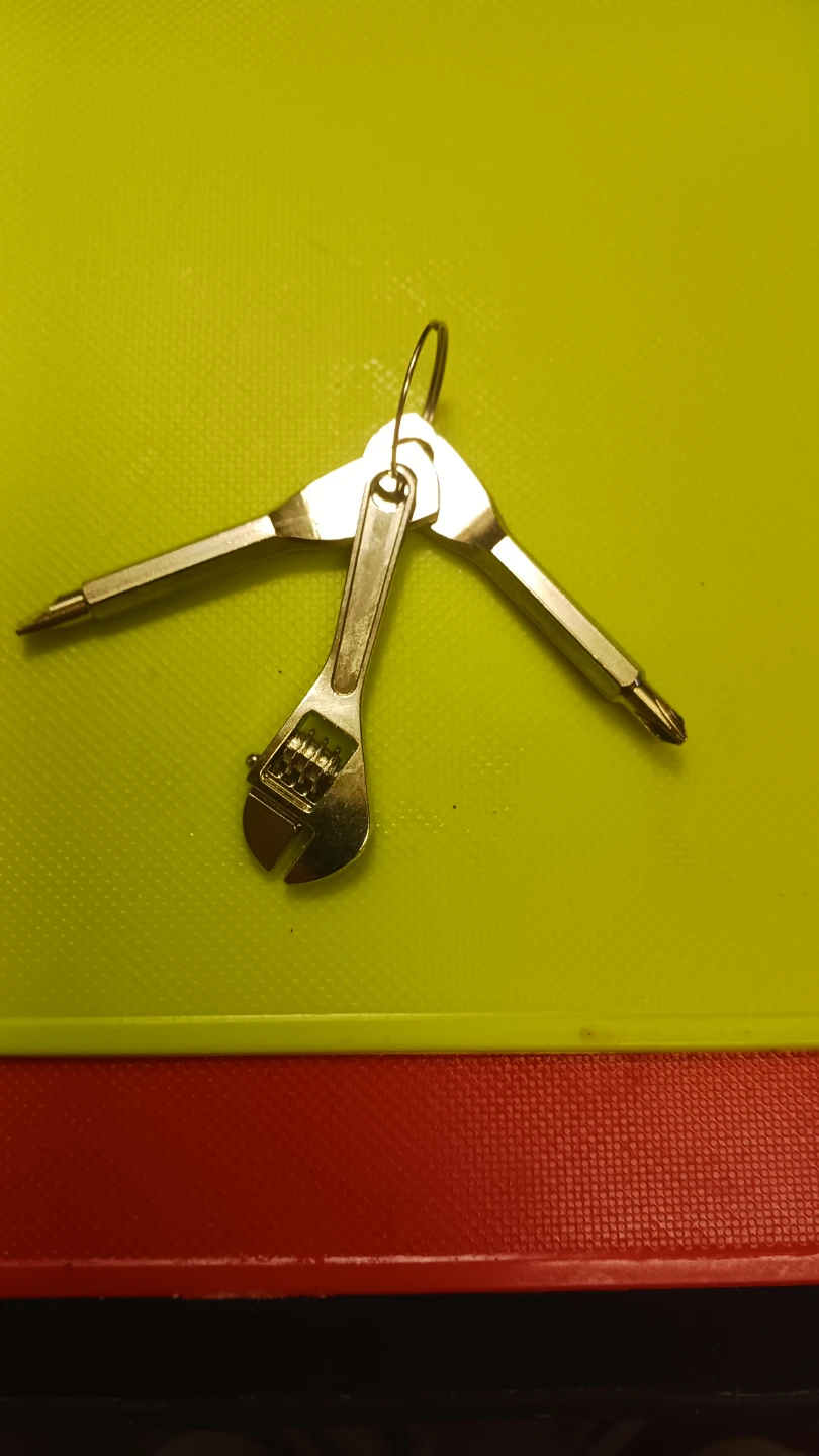 Multi-Tool Keychain - Screwdriver & Wrench