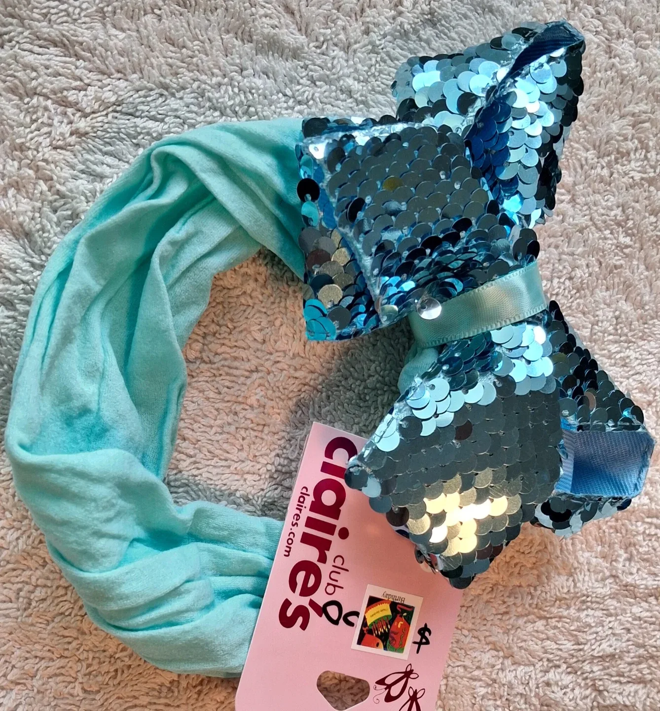 Claire's Sequin Bow Headbands - New image indicator(2)