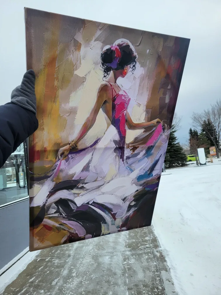 Ballerina Canvas Wall Art