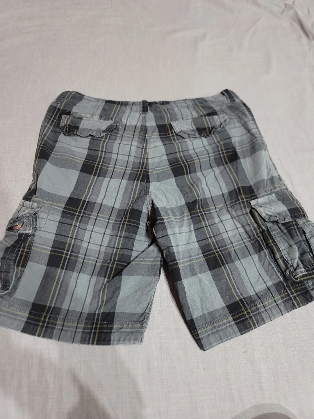 Aeropostale Plaid Cargo Shorts - Size 38 y2k utility surfer - photo 5