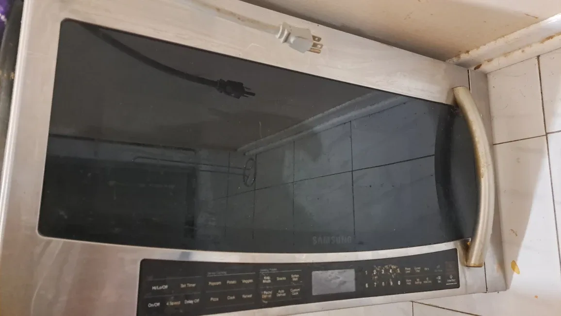Samsung SMH2117S/XAC over the range  Microwave Oven #Cleanout