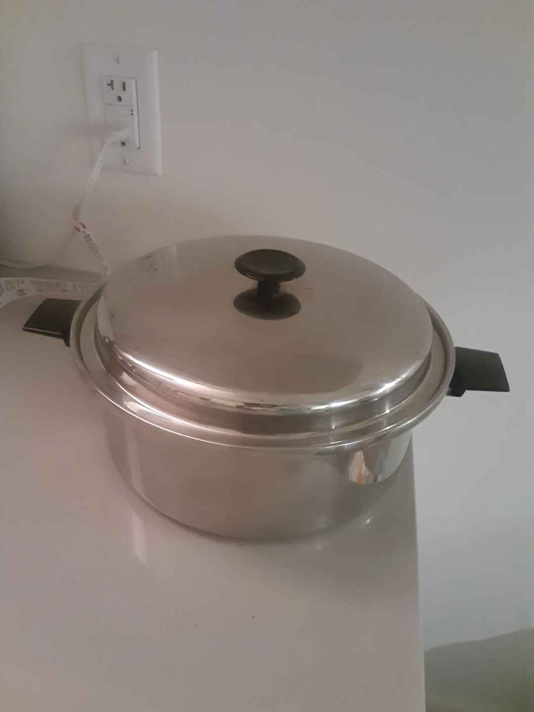 Vintage West Bend 'Town House' Stainless Steel Pot