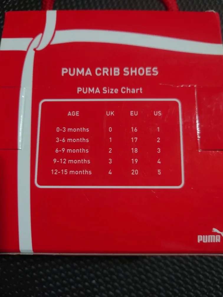 Puma Crib Shoes - Size 3M - With Box image indicator(4)