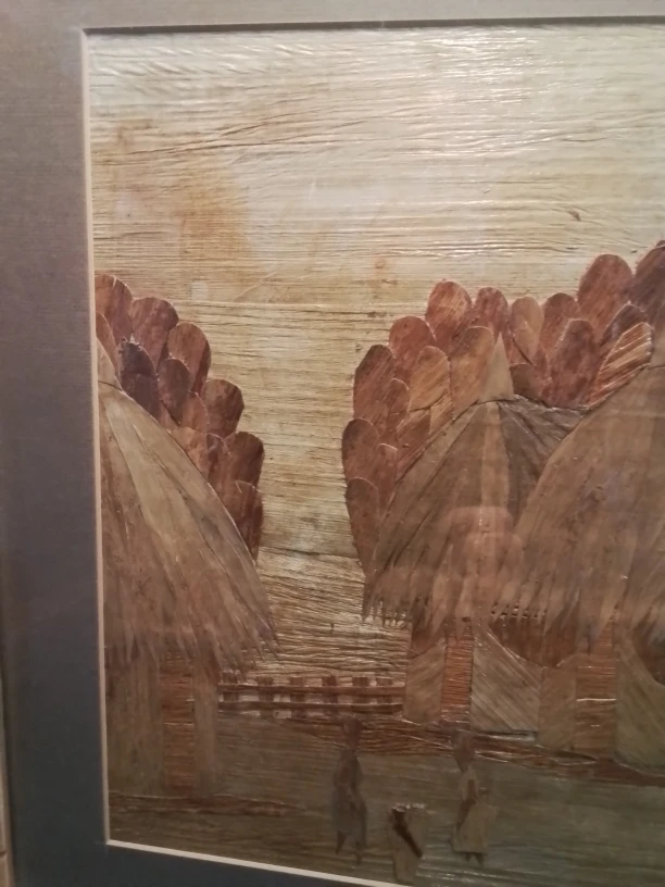 Framed Corn Husk Art 13.75x15.75" - photo 3