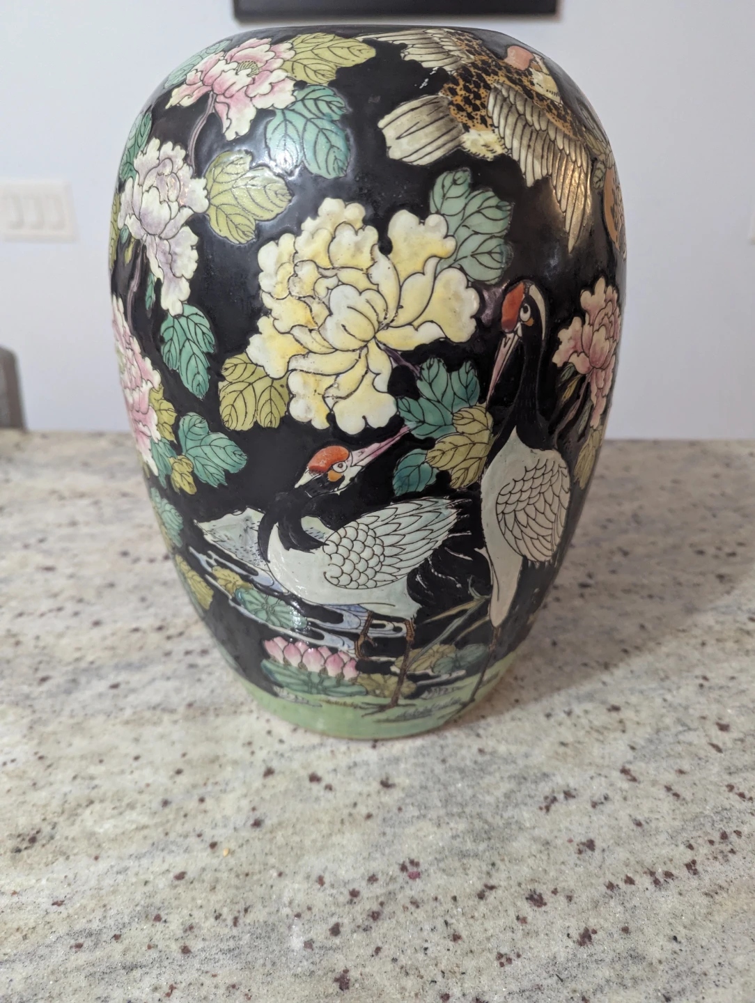 Vintage Floral and Bird Vase - photo 2