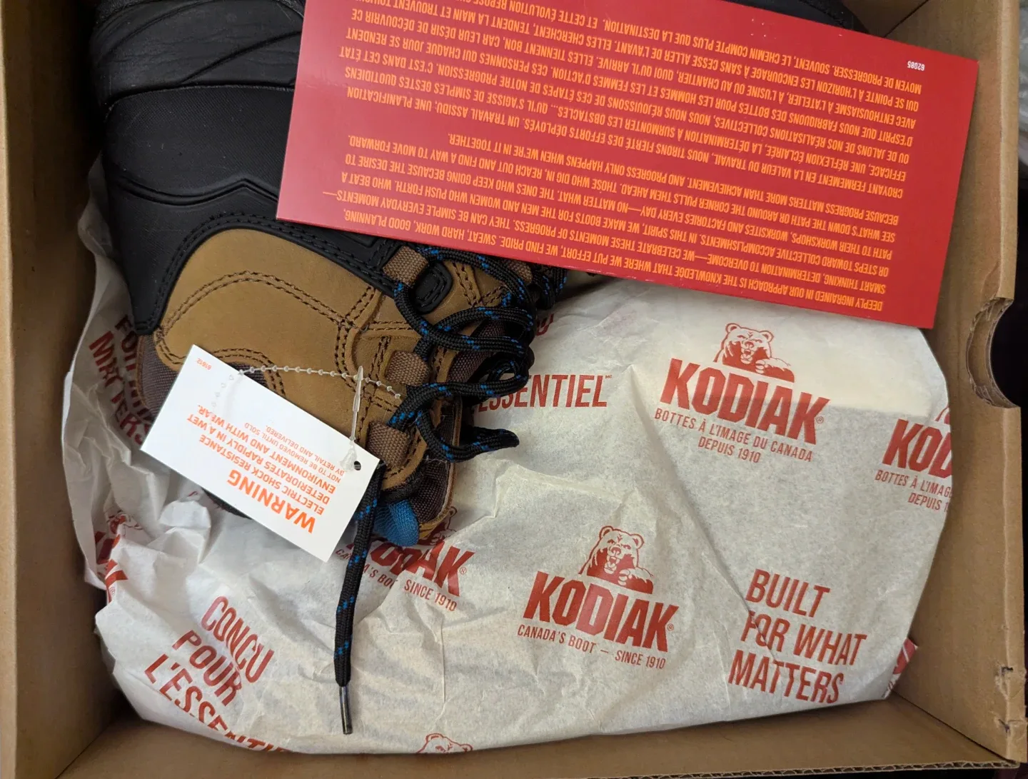 Kodiak Journey CT WP ESR CSA Boots - Size 8.5