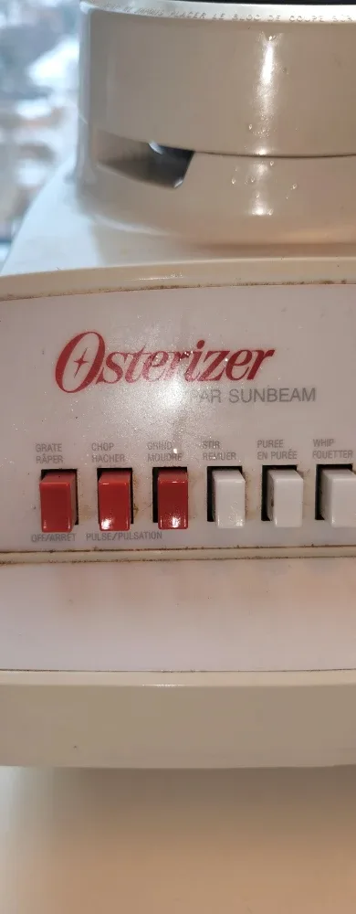 Vintage Osterizer AR Sunbeam Blender image indicator(2)
