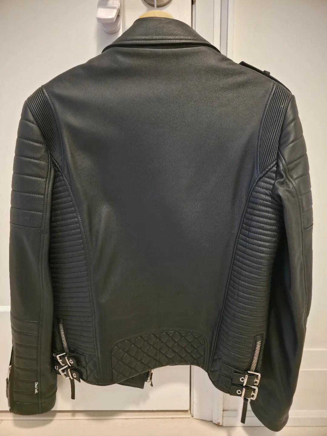 Boda Skins 'The Kay Michaels' Black Leather Jacket - Size S image indicator(6)