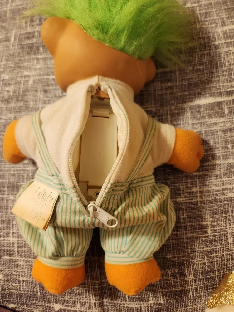 Vintage Troll Doll with Green Hair image indicator(2)