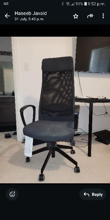 Black Mesh Office Chair