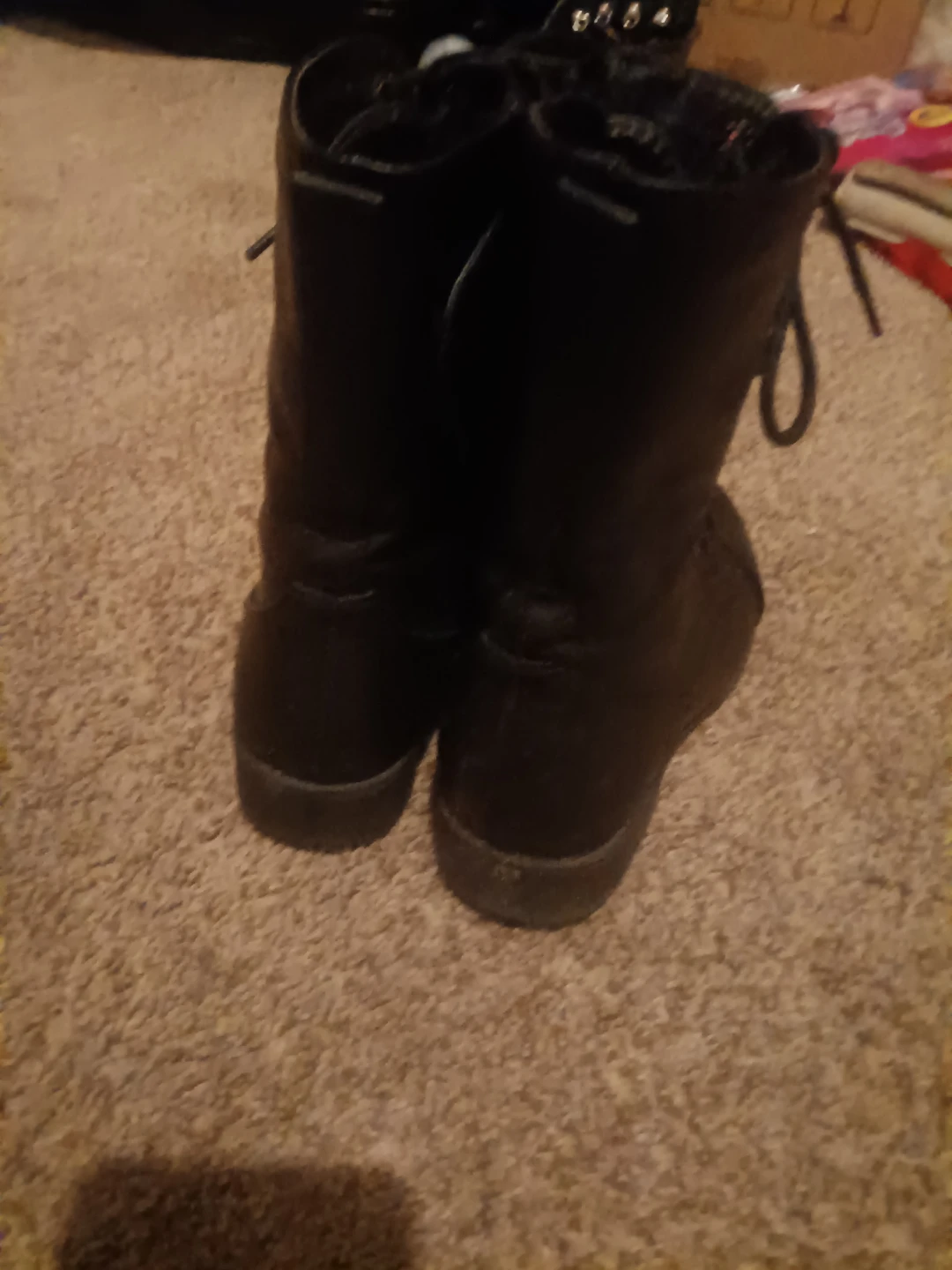 Black Lace-Up Boots - photo 2