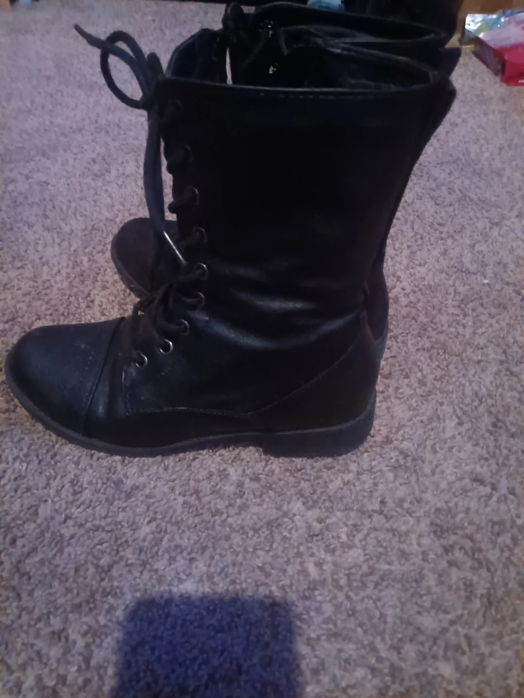 Black Lace-Up Boots - photo 4
