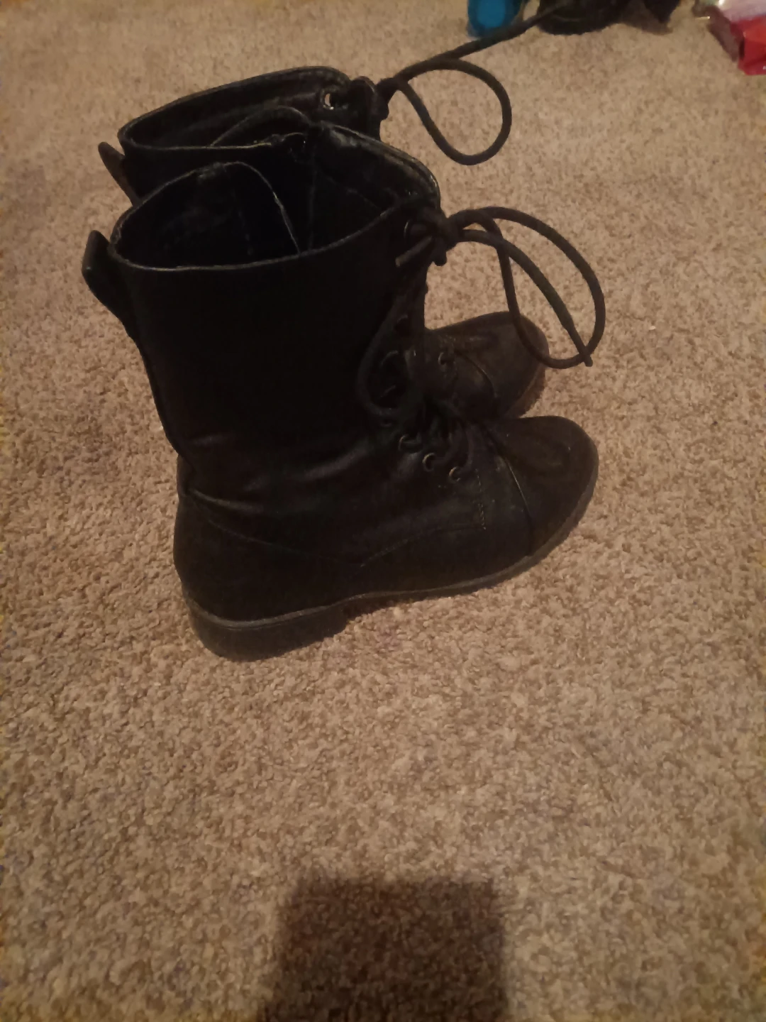 Black Lace-Up Boots - photo 5