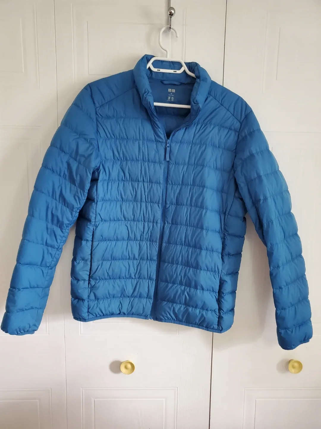 Uniqlo Blue Down Jacket. Size medium #cleanout