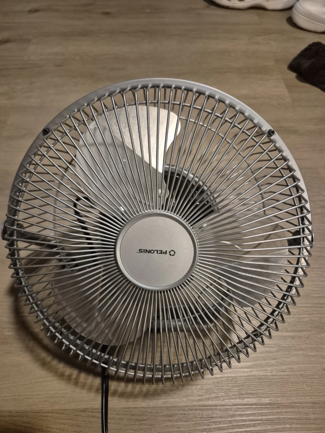 Pelonis Table Fan - Silver