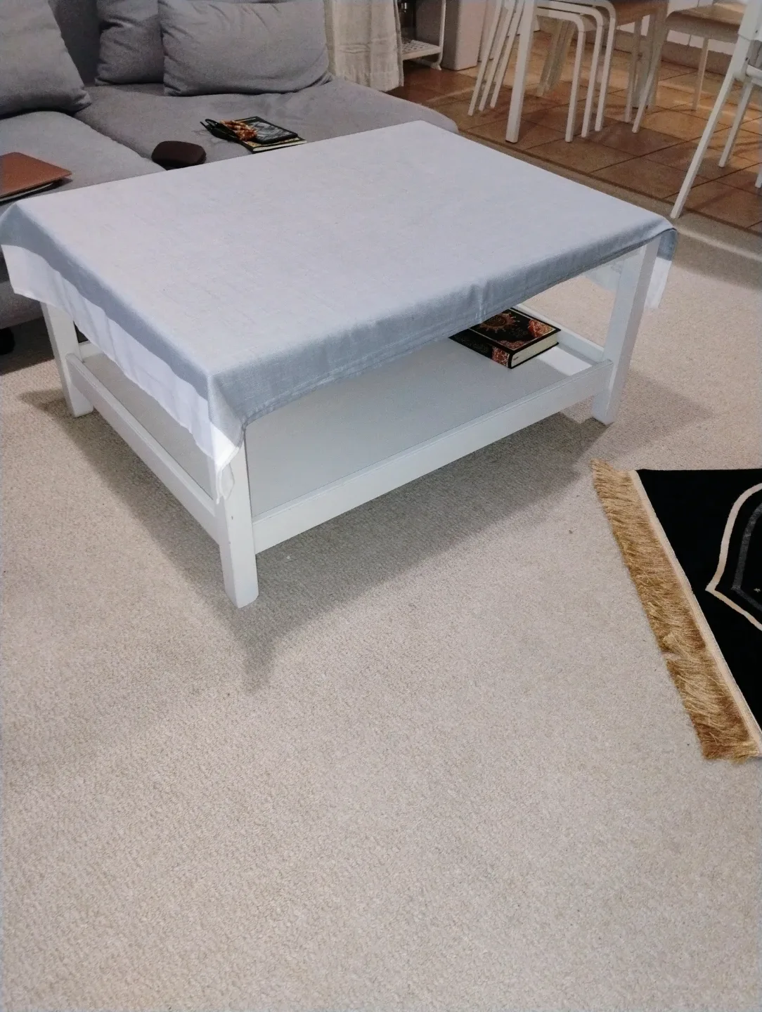 IKEA HAVSTA White Coffee Table - 39 3/8x29 1/2" image indicator(3)