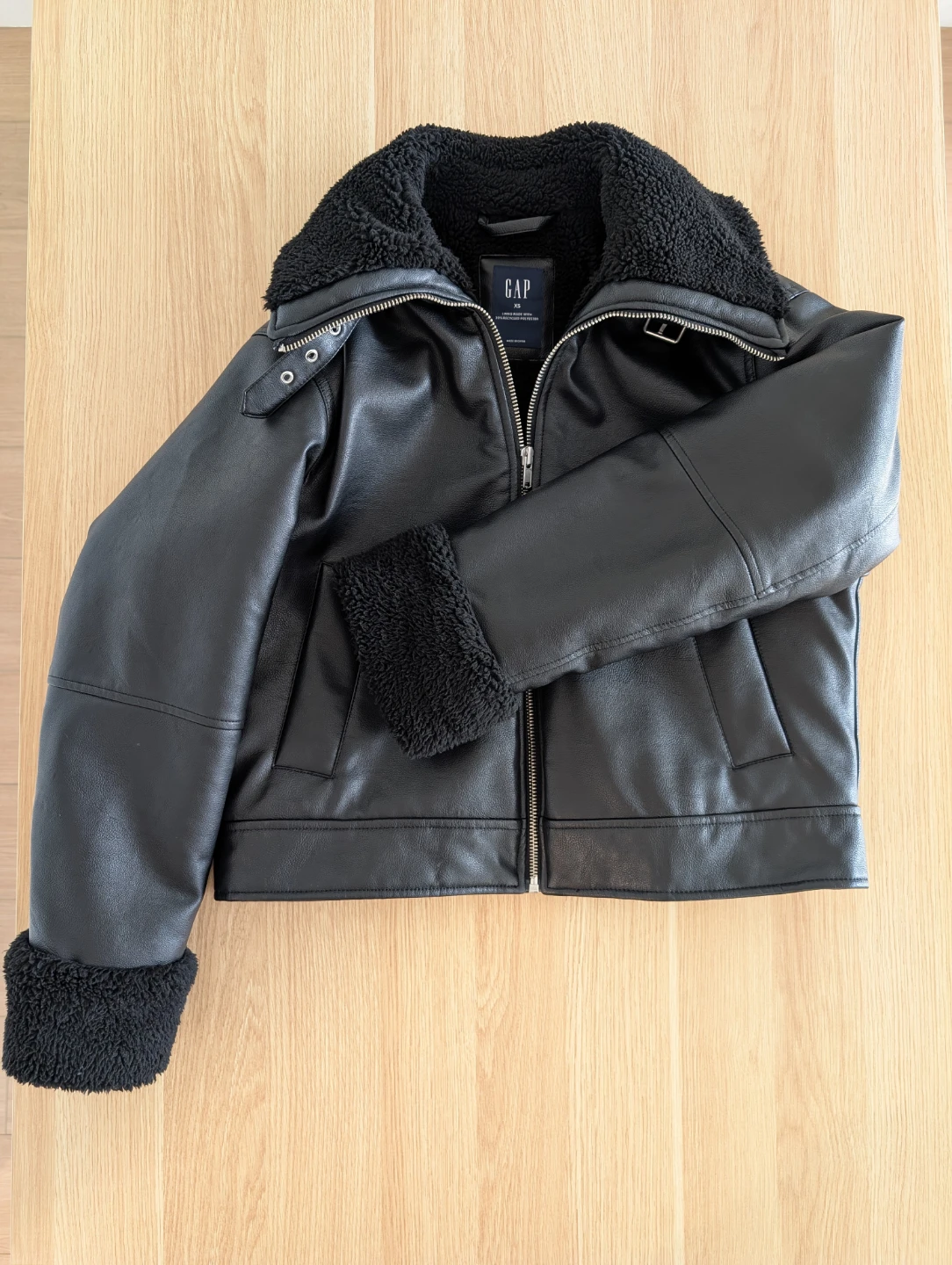 Faux Leather Jacket - Super Warm