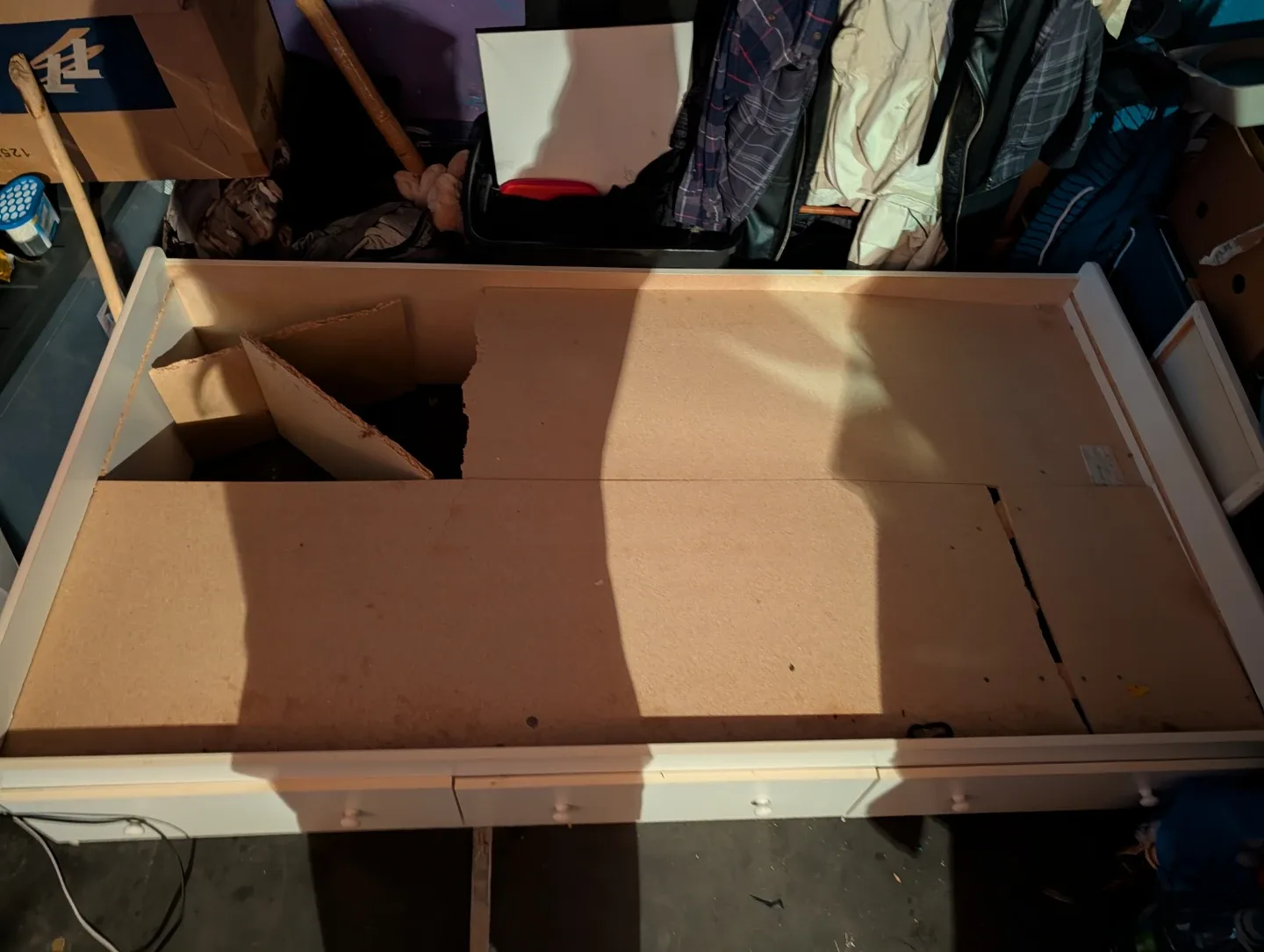 White Bed Frame with Drawers image indicator(2)