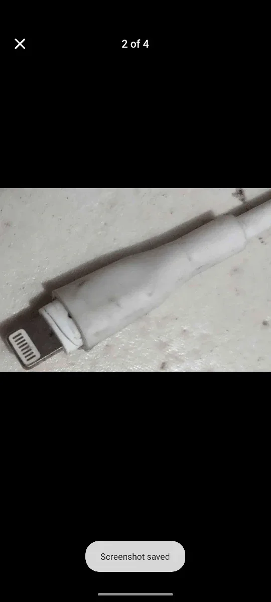 #cleanout USB type C cable to thunderbolt cable for iPhone image indicator(2)