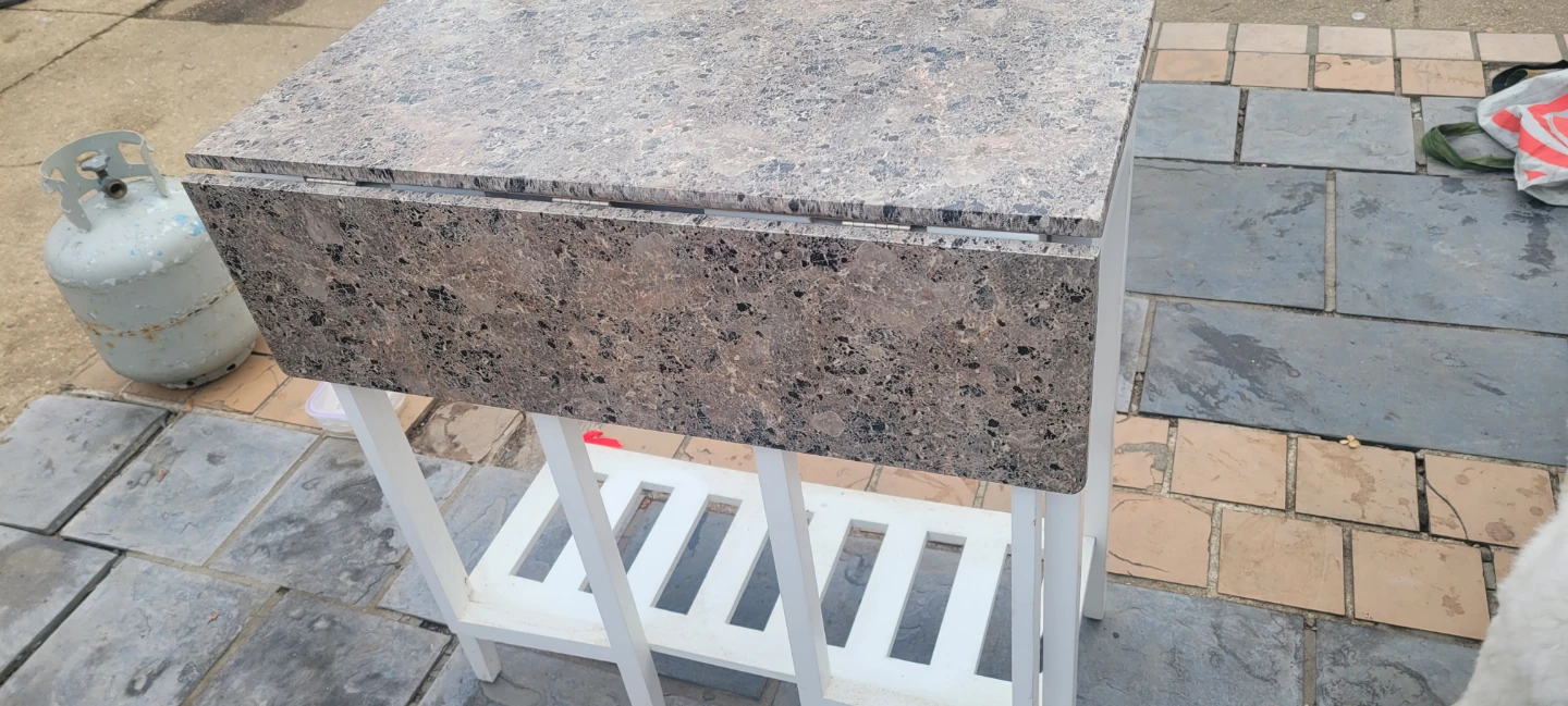 Kitchen Island Table with 2 Stools - photo 5