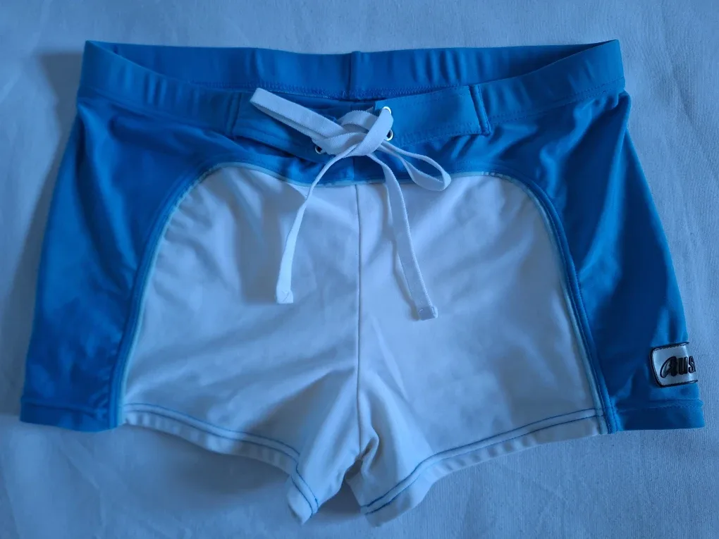 #Cleanout AussieBum Swim Shorts - Blue & White size L