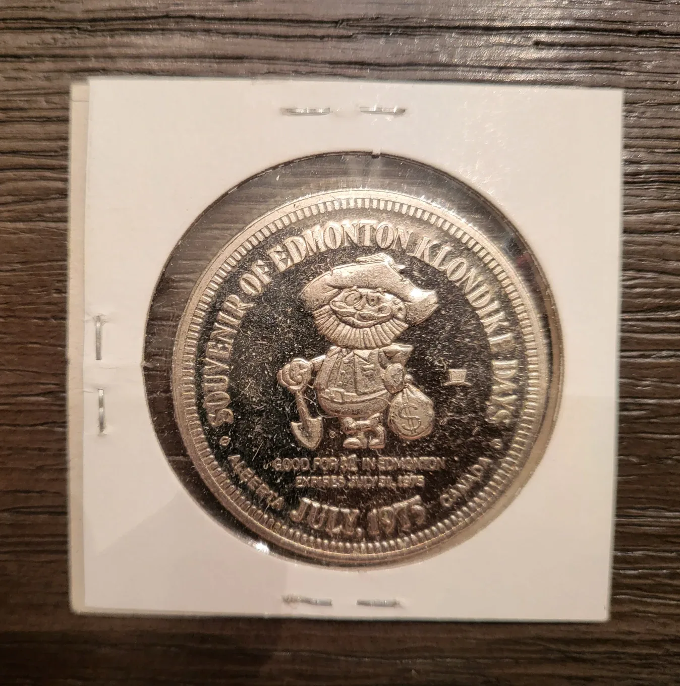 1975 Edmonton Klondike Days Token image indicator(2)
