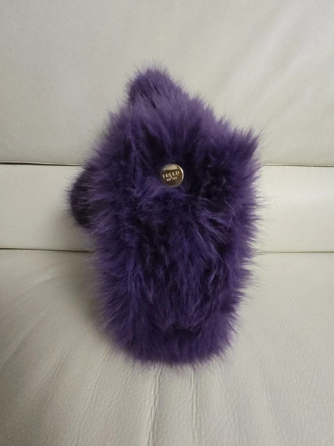 Freed London Purple Faux Fur Bag - photo 3