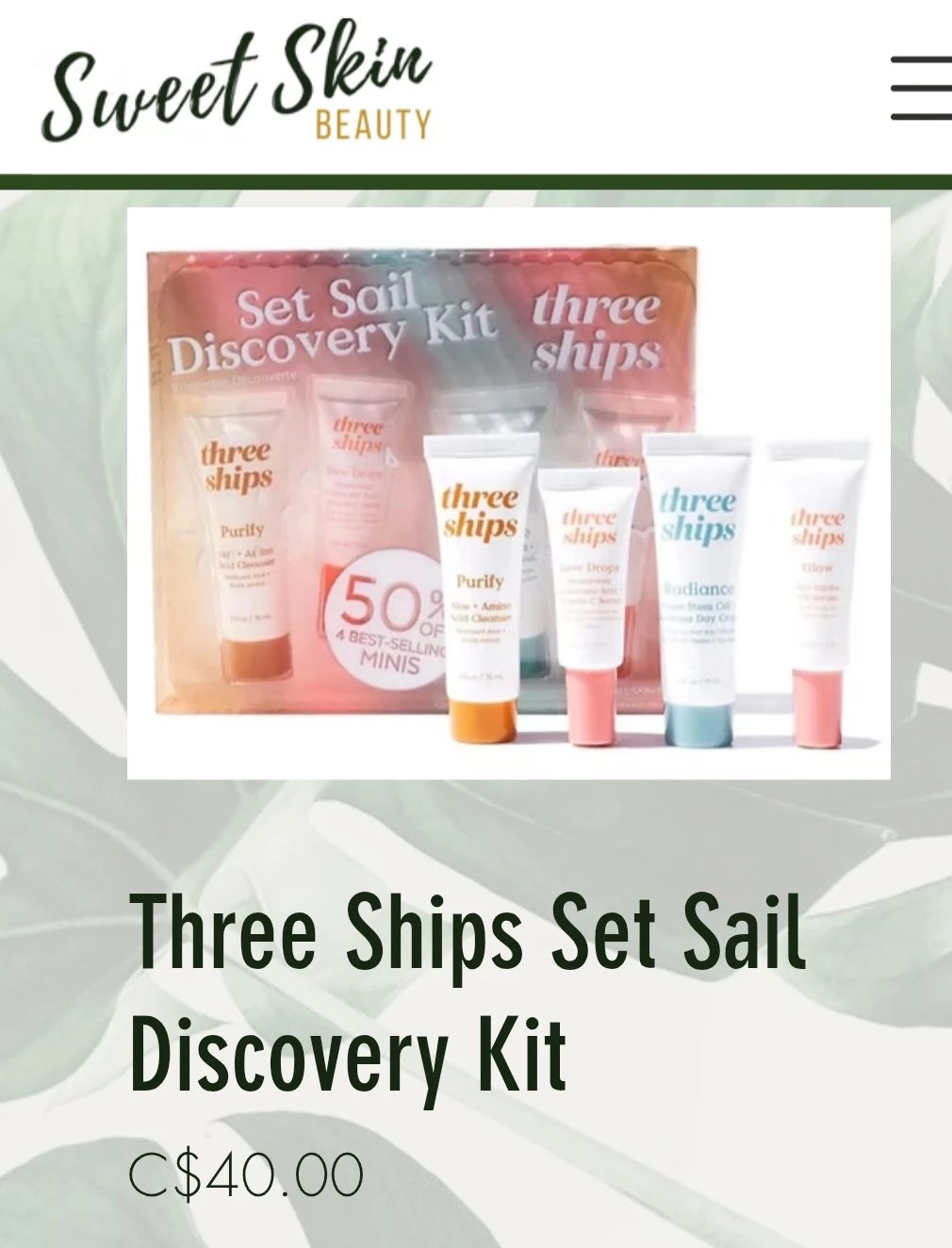 Three Ships Skincare Set - photo 3