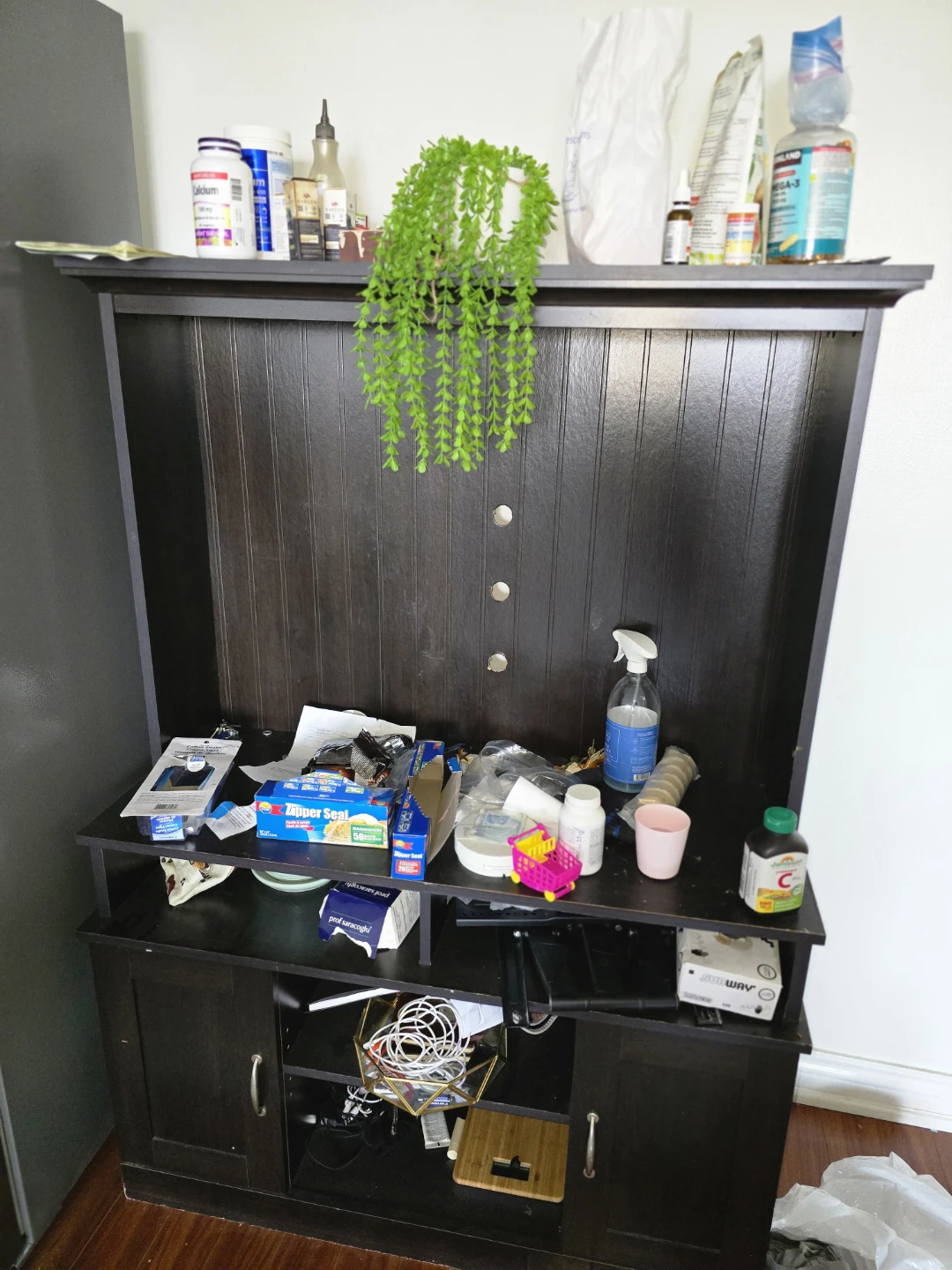 multi-purpose desk with TV unit