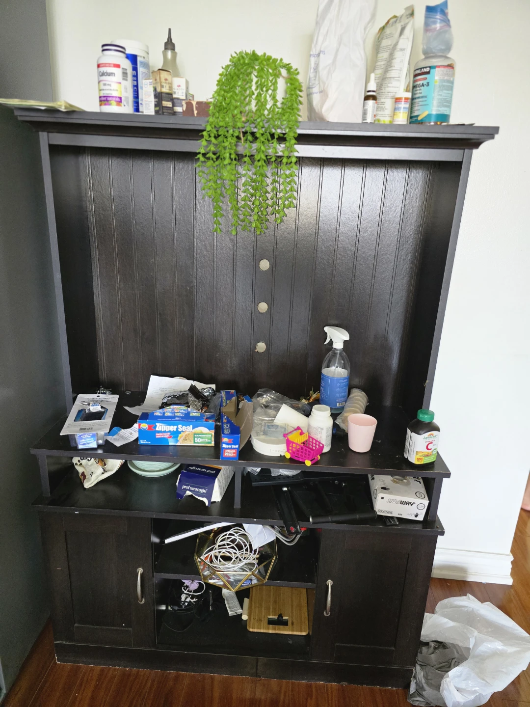 multi-purpose desk with TV unit - photo 2