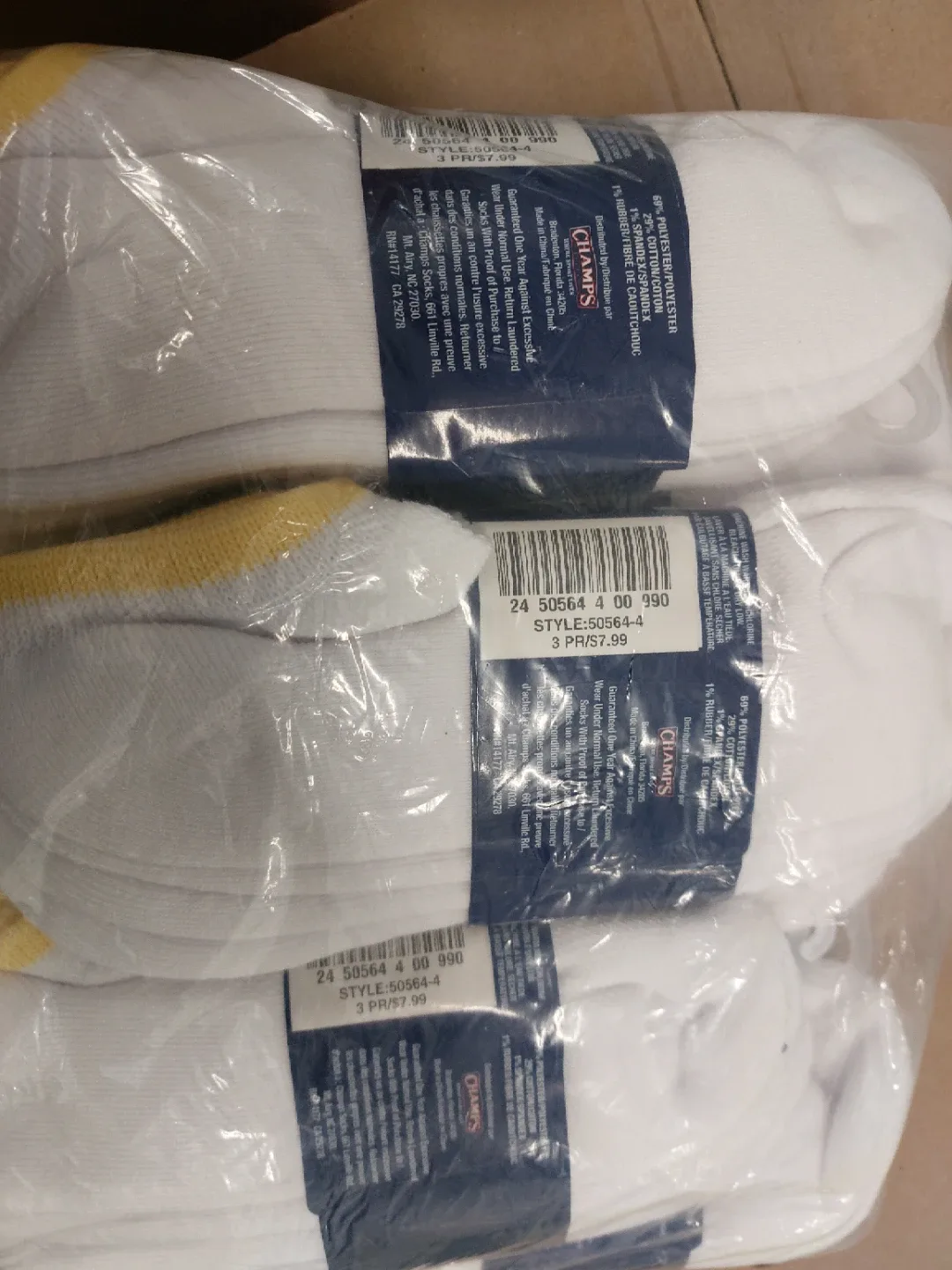 Champs Sports Youth No Show Socks (Size 9-11) image indicator(3)