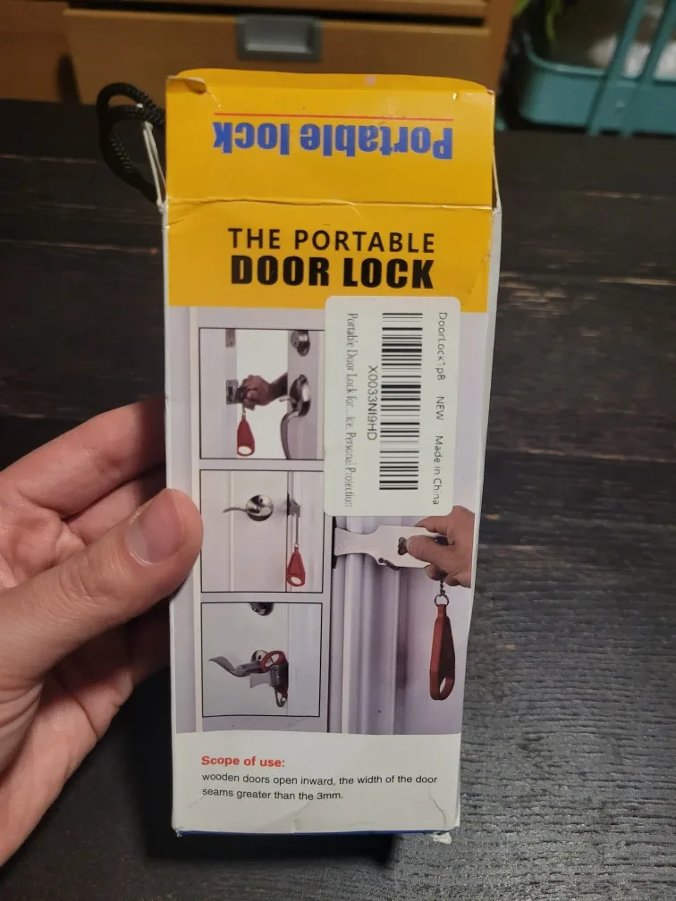 ‼️Move out sale‼️ Portable Door Lock - New in Box! #Cleanout