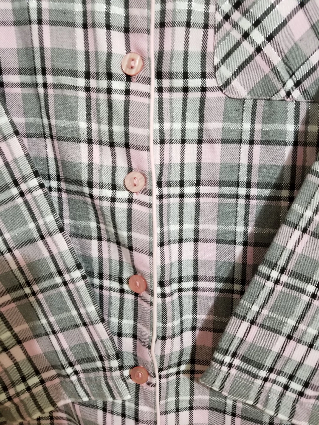 ChenOne Plaid Pajama Set - photo 4