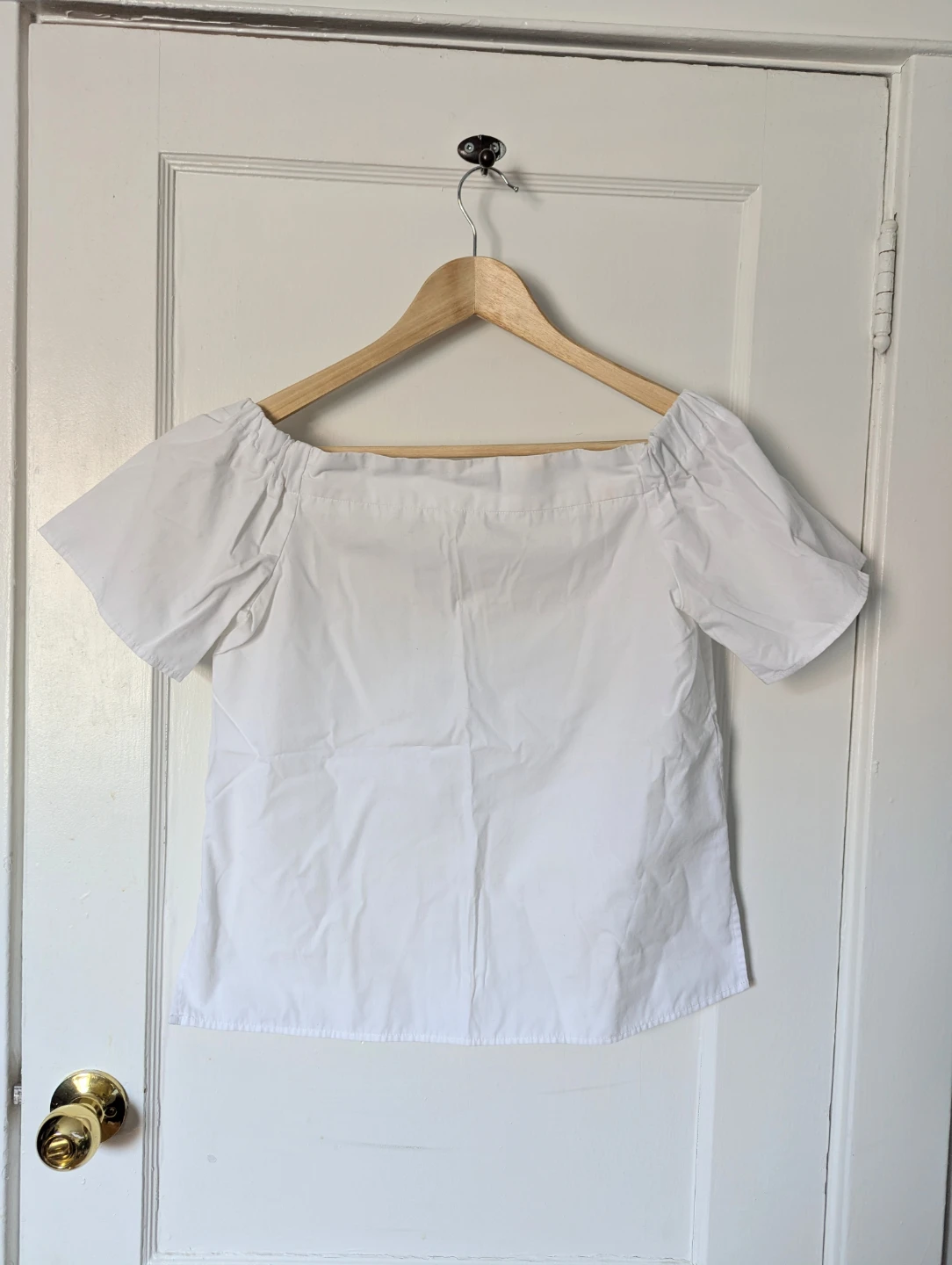ASOS White Off-the-Shoulder Top