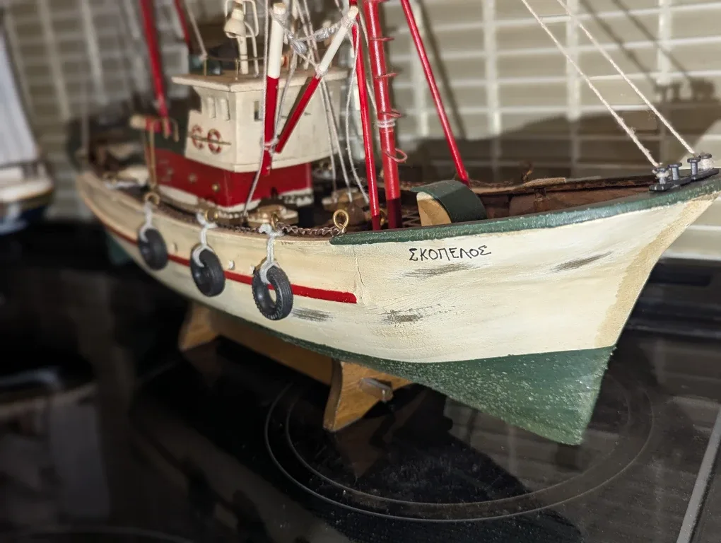 Handcrafted Wooden Model Fishing Boats image indicator(7)