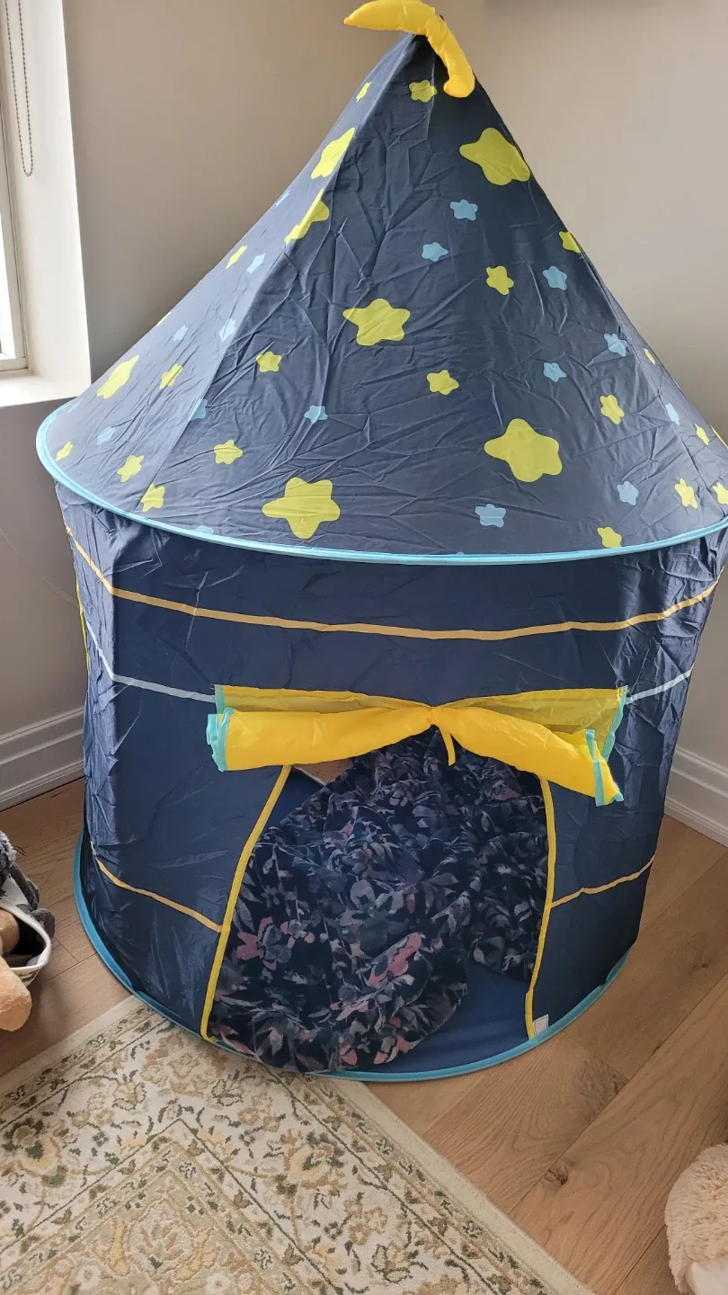 Kids Play Tent - Blue with Stars