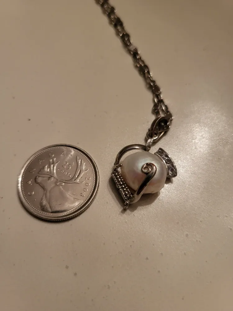 Pearl Pendant Necklace image indicator(2)