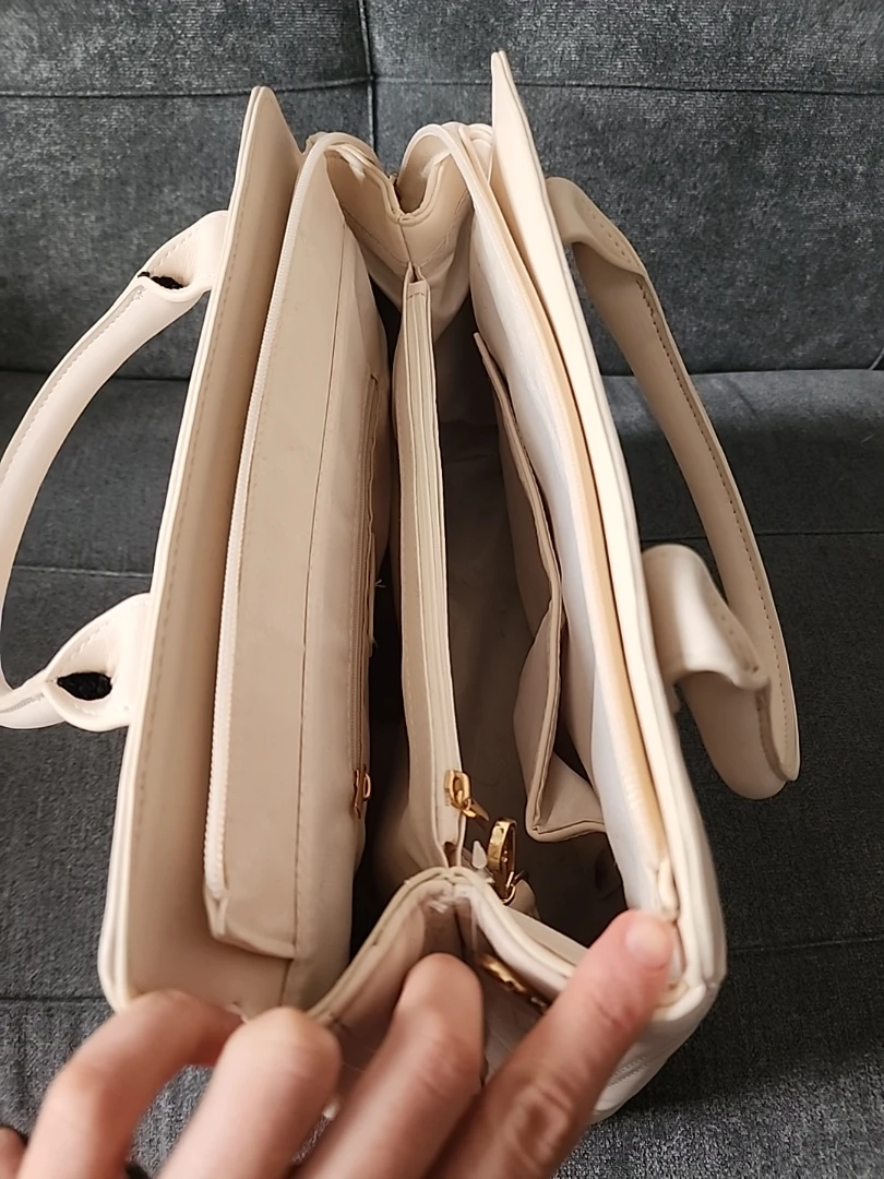 Jenny Fairy Beige Quilted Handbag - photo 3