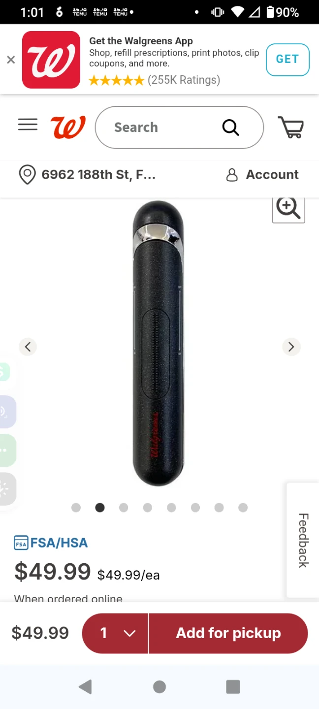Walgreens Cold Sore Treatment Device