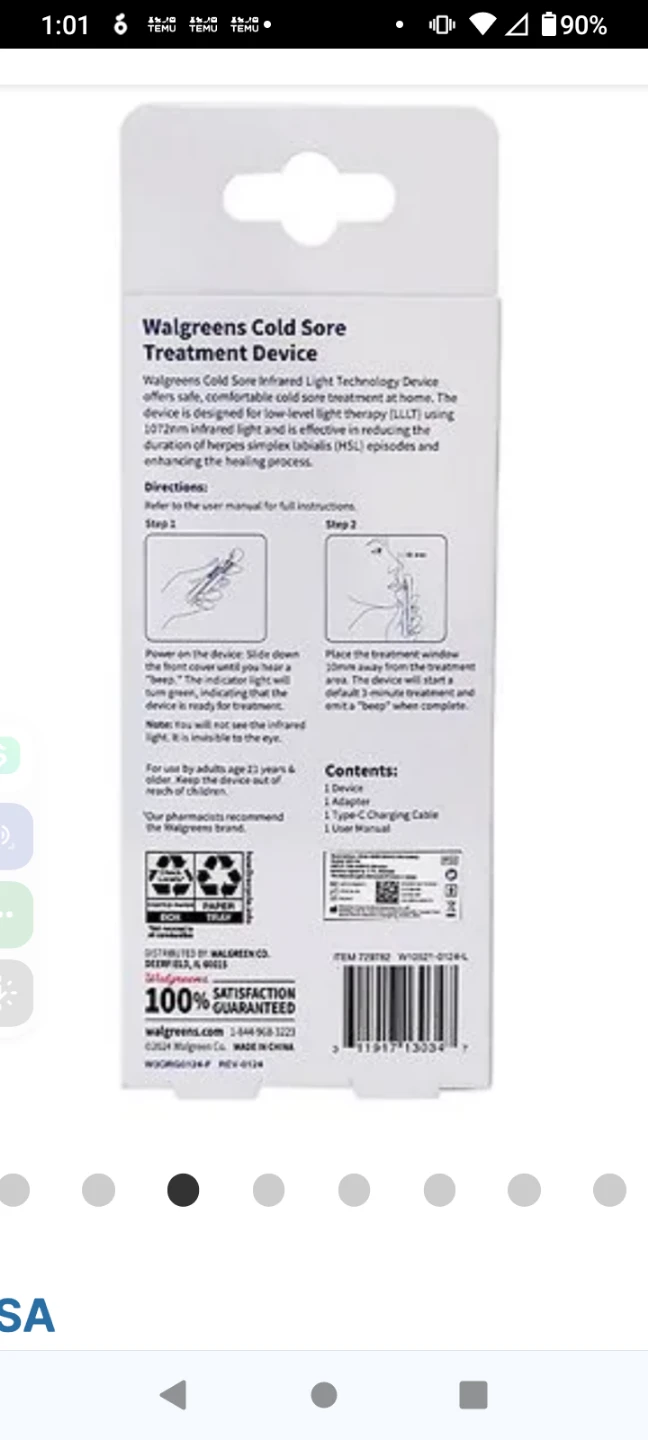 Walgreens Cold Sore Treatment Device - photo 3