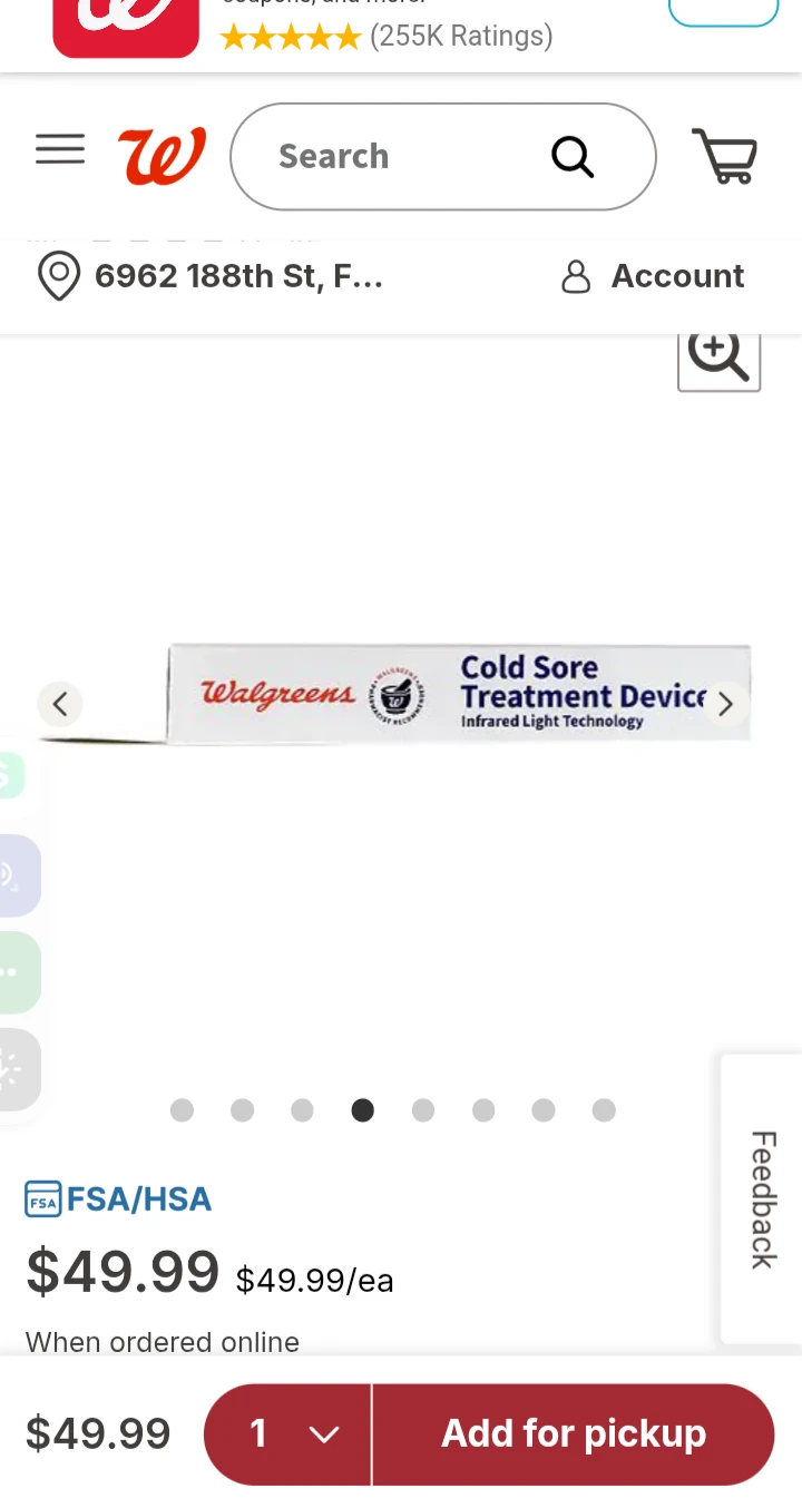 Walgreens Cold Sore Treatment Device - photo 4
