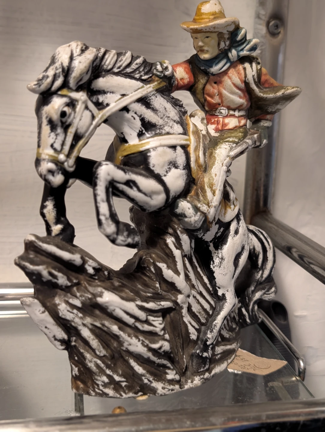 Vintage Cowboy on Horse Figurine