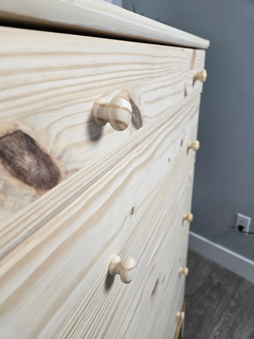 Excellent condition ikea tarva tall 5 drawer dresser. image indicator(8)