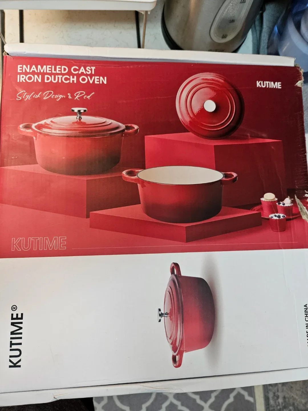Kutime Cast Iron Dutch Oven - 6 Quarts image indicator(5)
