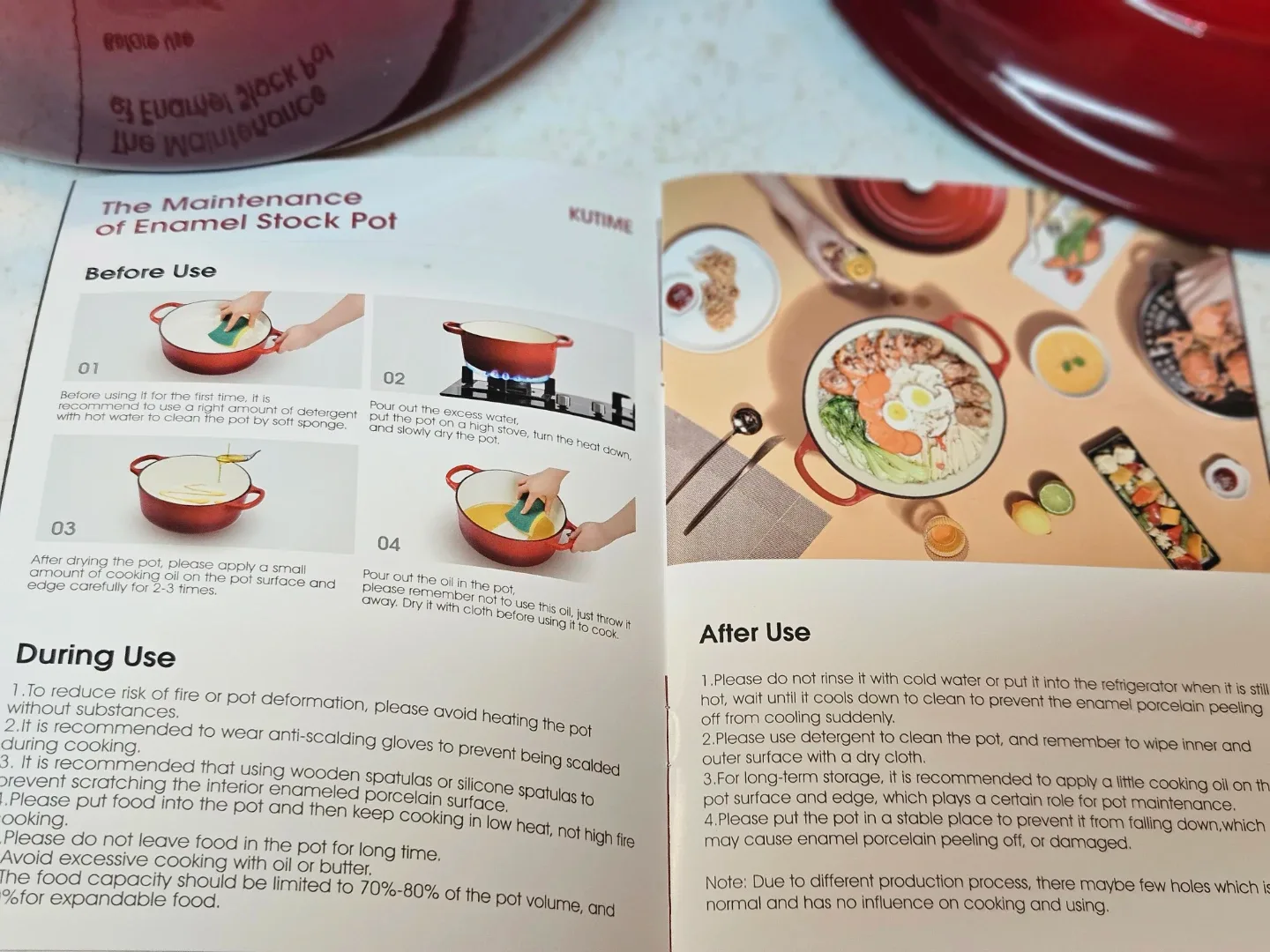 Kutime Cast Iron Dutch Oven - 6 Quarts image indicator(7)