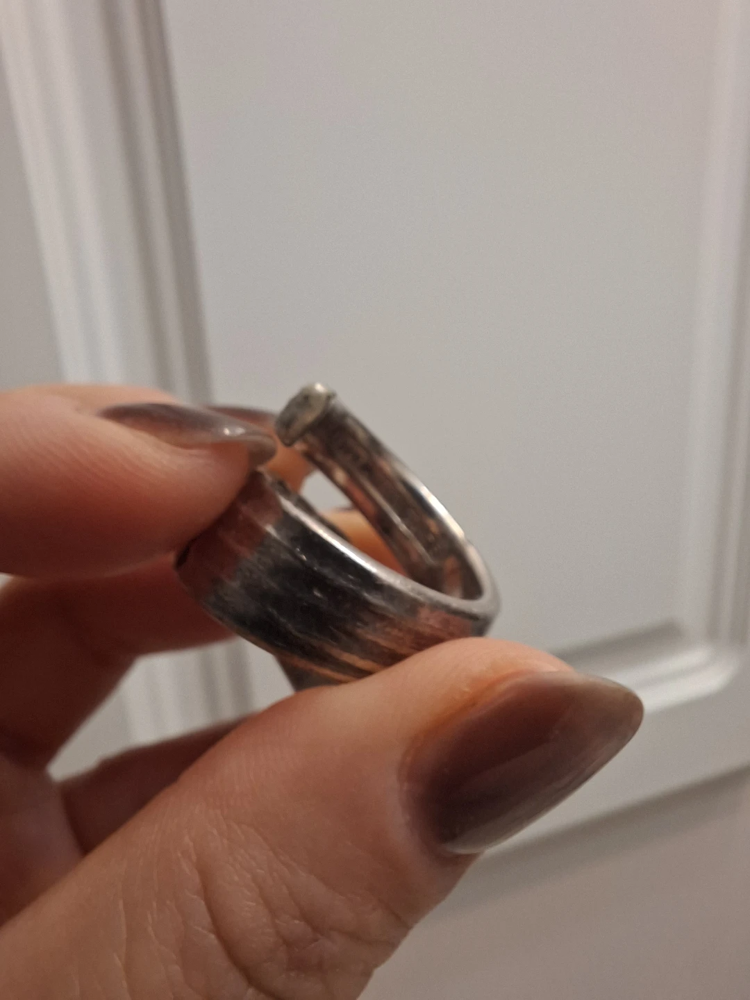 Handmade Silver Spoon Ring - photo 3