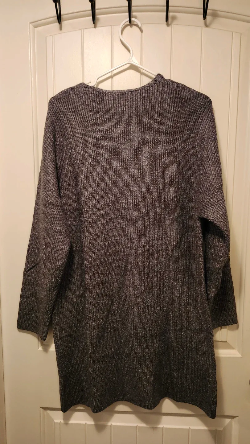 Fashion Brand Grey Sweater Dress - Size M image indicator(3)