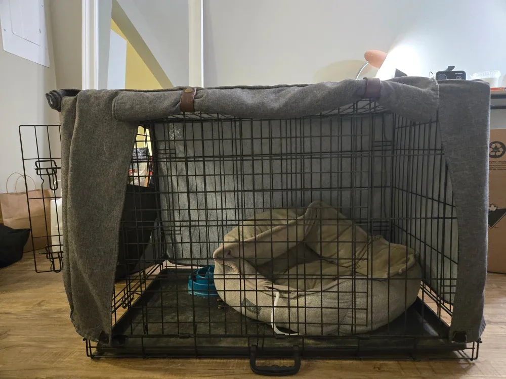 Dog Crate with Cover image indicator(4)